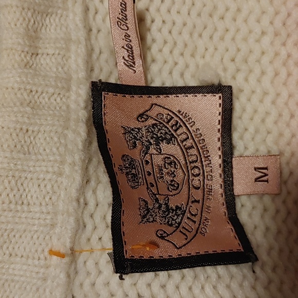 Juicy Couture Wool\ Cashmere Sweater SZ.Med - Picture 5 of 6